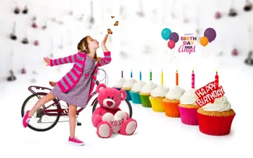 Free Minimal Birthday & Baby Album PSD – Royal Arch