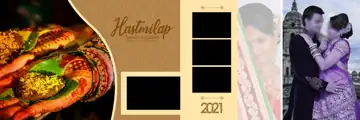Free Minimal Wedding Album 12x36 PSD – Bokeh Lights