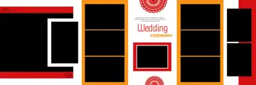 Free Minimal Wedding Album 12x36 PSD – Rose Petals