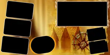 Free Modern Karizma Wedding Album 12x36 PSD – Temple Motif