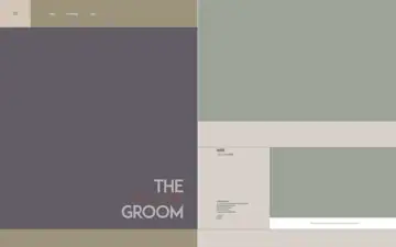 Free Modern Wedding Photo Album 15x24 PSD – Gold Frame