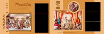 Free Premium Wedding Album 12x36 PSD – Paisley Pattern