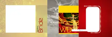 Free Premium Wedding Album Background 12x36 PSD – Bokeh Lights