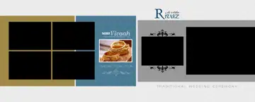 Free Premium Wedding Photo Album 12x30 PSD – Brush Strokes