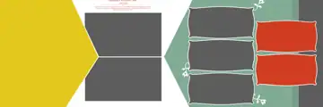 Free Rich Maroon Wedding Album 12x36 PSD – Paisley Pattern