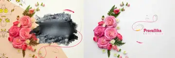 Free Royal Wedding Album Cover 12x36 PSD – Pastel Clouds
