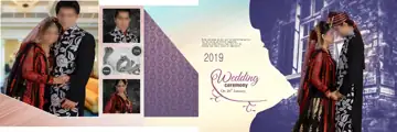 Free Soft Pastel Wedding Album 12x36 PSD – Glitter Accents