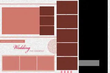 Free Soft Pastel Wedding Album Cover 20x30 PSD – Bokeh Lights