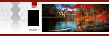 Free Timeless Karizma Album Background 12x36 PSD – Kolam Pattern