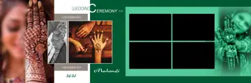 Free Timeless Mehndi Wedding Album 12x36 PSD – Brush Strokes