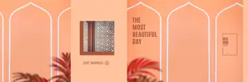 Free Timeless Wedding Album 12x36 PSD – Rose Petals