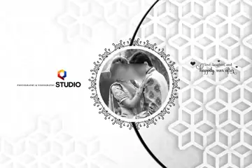 Free Traditional Wedding Album Cover PSD – Lace Ornaments