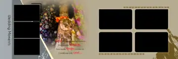 Free Vibrant Karizma Wedding Album 12x36 PSD – Damask Texture
