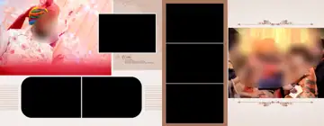 Free Vibrant Wedding Photo Album 14x36 PSD – Silk Texture
