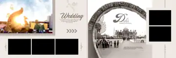 Fresh Album 12x36 PSD for Indian Wedding – Bokeh Lights
