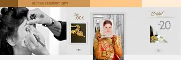 Fresh & Charming Wedding Album 12x36 PSD with Gold Frame