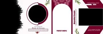 Fresh & Elegant Wedding Album 12x36 PSD with Royal Arch