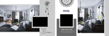 Fresh & Luxury Wedding Album 12x36 PSD with Glitter Accents