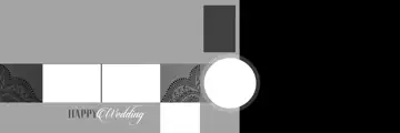 Fresh & Ornate Wedding Album 12x36 PSD with Bokeh Lights
