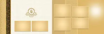 Fresh & Timeless Wedding Album 12x36 PSD with Rose Petals