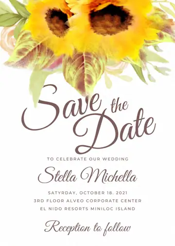 Fresh Vintage Frame Wedding Invitation 12x36 PSD