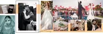 Fresh Wedding Album 12x36 PSD with Floral Border
