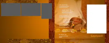 Fresh Wedding Photo Album 12x30 PSD with Temple Motif