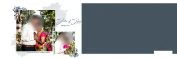 Golden & Dreamy Wedding Album 12x36 PSD with Lotus Design