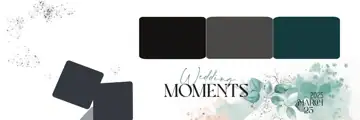 Golden & Golden Wedding Album 12x36 PSD with Brush Strokes