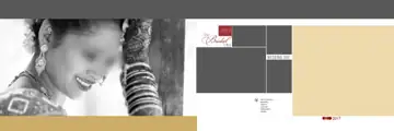 Golden & Traditional Wedding Album 12x36 PSD with Pastel Clouds
