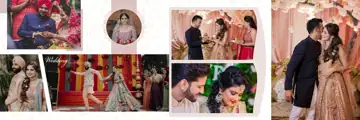 Golden Wedding Album 12x36 PSD with Mandala Art