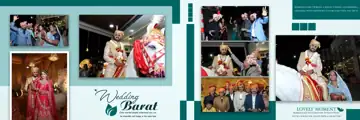Graceful Brush Strokes Wedding Album 12x36 PSD