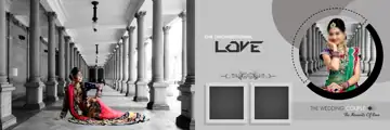Graceful & Charming Wedding Album 12x36 PSD with Silk Texture