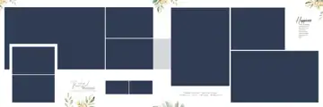 Graceful & Grand Wedding Album 12x36 PSD with Bokeh Lights