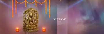 Graceful Karizma Wedding Album 12x36 PSD with Temple Motif