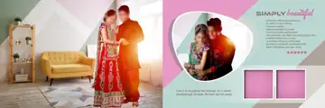 Graceful & Luxury Wedding Album 12x36 PSD with Royal Arch