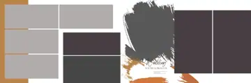 Graceful & Premium Wedding Album 12x36 PSD with Floral Border
