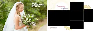Graceful Wedding Album 12x36 PSD – Paisley Pattern
