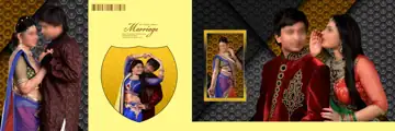 Grand Album 12x36 PSD for Indian Wedding – Watercolour Splash