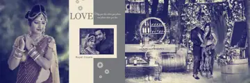 Grand & Charming Wedding Album 12x36 PSD with Brush Strokes