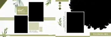Grand & Dreamy Wedding Album 12x36 PSD with Lotus Design