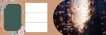 Grand & Regal Wedding Album 12x36 PSD with Geometric Lines