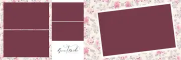 Grand & Soft Pastel Wedding Album 12x36 PSD with Royal Arch