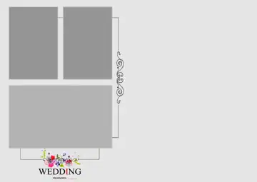 Grand Wedding Photo Album 17x24 PSD with Pastel Clouds