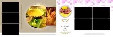 Haldi Wedding Album 12x36 PSD – Minimal Temple Motif Design