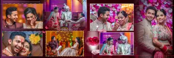 Indian Wedding Album 12x36 PSD – Charming Floral Border Design