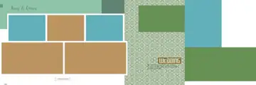 Indian Wedding Album 12x36 PSD – Classic Kolam Pattern Design