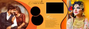Indian Wedding Album 12x36 PSD – Modern Glitter Accents Design