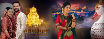 Indian Wedding Album 12x36 PSD – Traditional Watercolour Splash Design