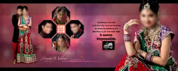 Indian Wedding Photo Album 12x30 PSD – Traditional Royal Arch Design